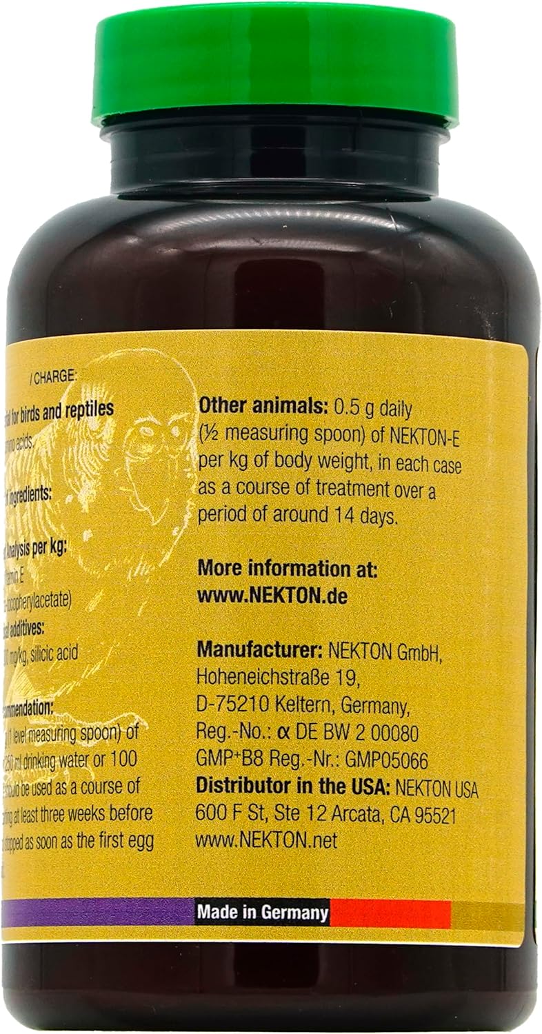 Nekton-E Vitamin E Supplement for Birds and Reptiles - 140g - Image 3